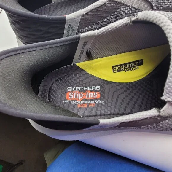 Skechers Slip-ins Neville Rovelo Men's 12 Wide Fit Hands-Free Sneakers Loafers - Picture 9 of 15